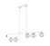 Barrington Five Light Island Pendant in Polished Nickel (405|320-5I-PN-G320-5CL-PN)
