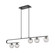 Barrington Five Light Island Pendant in Matte Black (405|320-5I-BK-G320-5CL-BK)