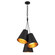 Alston Three Light Pendant in Matte Black + Antique Gold (60|8684-MK-GA)