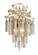 Chimera Two Light Wall Sconce in Warm Silver Leaf (68|176-13-WSL)