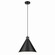 Zailey One Light Pendant in Black (12|52177BK)