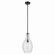 Everly One Light Pendant in Black (12|42047BKCS)