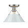 Orwell One Light Flush Mount in Pewter (62|3306-FM PW-DB)