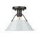 Orwell One Light Flush Mount in Matte Black (62|3306-FM BLK-DB)