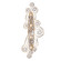 Ethereal Rose Four Light Wall Sconce in Havana Gold Ombre/Polished Stainless Accents (137|500W04HGOB)