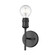 Axel One Light Wall Sconce in Matte Black (62|1945-1W BLK)