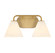 Blair Two Light Bathroom Vanity in Warm Brass (51|8-2988-2-322)