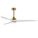 Woodwind 80''Ceiling Fan in Natural Aged Brass (16|88834NAB)