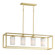 Lateral Four Light Linear Pendant in Satin Brass (16|10288SWSBR)