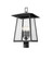 Rainer Four Light Outdoor Post Mount Fixture in Black (224|5015PHBR-BK)