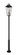 Gannon Five Light Outdoor Post Mounted Fixture in Black (224|5008PHXXLR-5010P-BK)