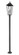Gannon Three Light Outdoor Post Mount Fixture in Black (224|5008PHXLR-567P-BK)
