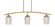 Kurve Three Light Island Pendant in New Age Brass (200|3736-NAB-4253)