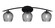 Kurve Three Light Bath Bar in Matte Black (200|3723-MB-4602)