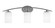 Kurve Three Light Bath Bar in Graphite (200|3723-GP-310)