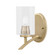 Kurve One Light Wall Sconce in New Age Brass (200|3721-NAB-300)