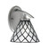 Kurve One Light Wall Sconce in Graphite (200|3720-GP-9185)