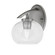 Kurve One Light Wall Sconce in Graphite (200|3720-GP-202)