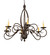 Squire Six Light Chandelier in Gilded Tobacco (57|273531)