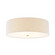 Textile Five Light Flush-Mount in Brushed Brass (102|FAB-9732-CREM-BRSS)