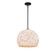 Alabaster Rocks! One Light Pendant in Matte Black (102|ALR-6537-MBLK)