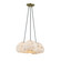 Alabaster Rocks! Three Light Pendant in Brushed Brass (102|ALR-6534-BRSS)