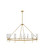 Ana LED Chandelier in Heritage Brass (13|38259HB)