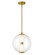 Elin LED Pendant in Lacquered Brass (13|33107LCB)