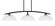 Kurve Three Light Island Pendant in Matte Black (200|3736-MB-540)
