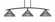 Kurve Three Light Bar in Matte Black (200|3733-MB-428-GP)