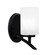 Kurve One Light Wall Sconce in Matte Black (200|3721-MB-3001)