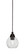 Any One Light Mini Pendant in Dark Granite (200|22-DG-4102)