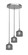 Empire Three Light Pendalier in Brushed Nickel (200|2143-BN-4612)
