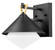 Edmore One Light Outdoor Wall Lantern in Matte Black with Gold (106|1044BK)