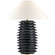 Crenelle LED Table Lamp in Ebonized Birch (268|KW 3716EBB-L) Crenelle LED Table Lamp in Ebonized Birch (268|KW 3716EBB-L)
