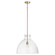 One Light Pendant in Aged Brass (19|8932-80)