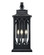 Mallorey Three Light Outdoor Lantern in Powder Coated Black (59|88103-PBK)