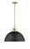 Artistan One Light Pendant in Vintage Brass/Matte Black (59|20991-VB/MB)