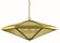 Nova Six Light Chandelier in Brushed Brass (8|5914 BR)