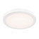 Radiance One Light Flush Mount in White (429|FMM12-CC-WH)