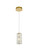 Aston LED Pendant in Satin Gold (173|3680D1SG)