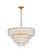 Emilia Eight Light Chandelier in Satin Gold (173|1780D25SG)