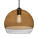 Besa Ally 12 Pendant Pendant in Black (74|J-ALLY12AM-EDIL-BK)