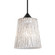 Besa Nico 4 Pendant One Light Pendant in Black (74|1XT-5125GL-BK)