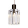 Besa Ice 4 Pendant One Light Pendant in Bronze (74|1XC-ICE4CL-BR)