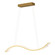 Edgewater LED Linear Chandelier in Gilded Brass (63|P0428)