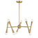 Ten Light Chandelier in Natural Brass (446|M100128NB)