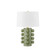 Roselle One Light Table Lamp in Aged Brass/Ceramic Moss Crackle (70|L9126-AGB/CMC)