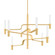 Allentown LED Chandelier in Aged Brass (70|4008-AGB)