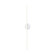 Chute LED Wall Sconce in White (347|WS14947-WH-UNV)